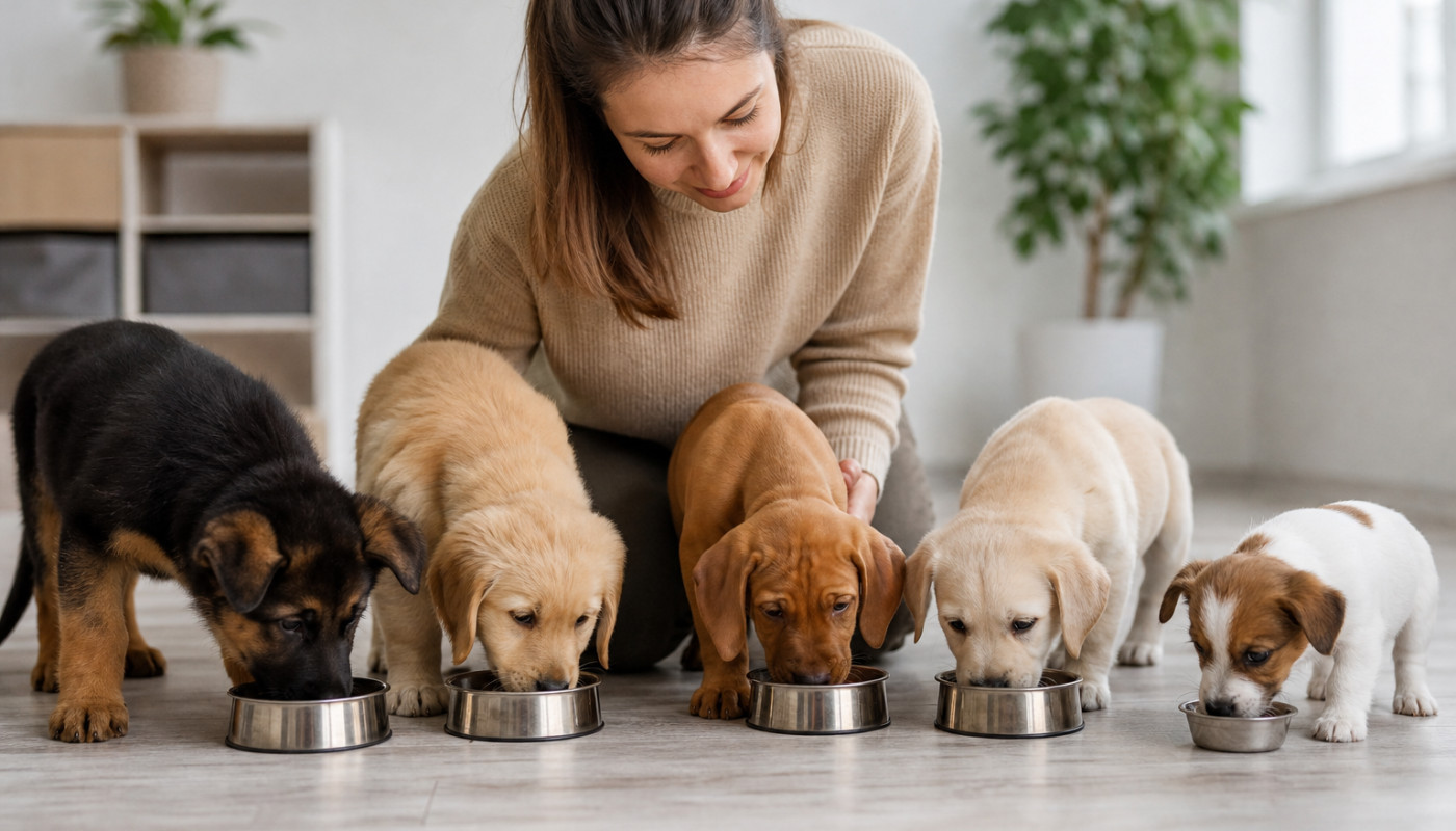 Faut-il adapter l’alimentation d’un chiot selon sa race ?